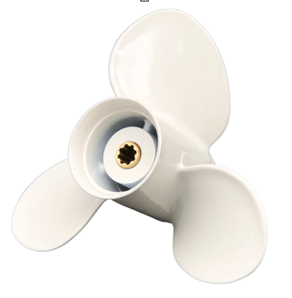 Polastorm 1121-3093-08 ALU 3B 9.25" x 8 RH Propeller for Yamaha 9.9-20HP