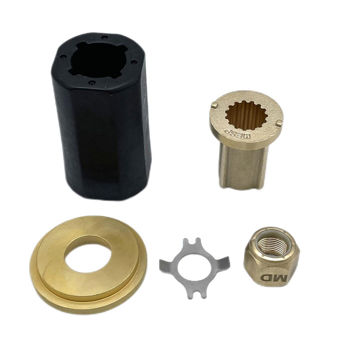 M21 Polaflex Hub Kit for Mercury, Yamaha, Honda 40-300HP Brass/Composite